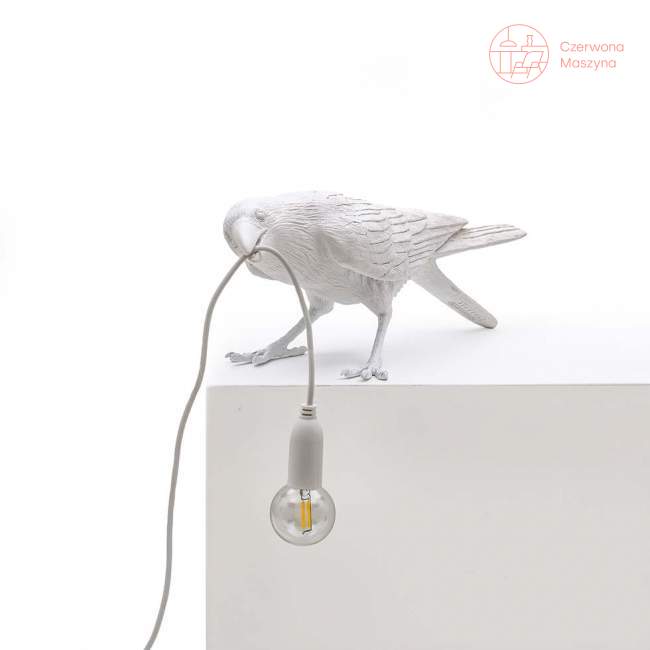 Lampa Seletti Bird Playing, biała 