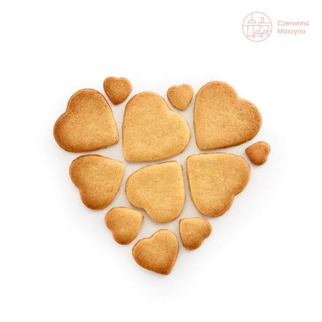 Forma do wykrawania ciastek Lékué Puzzle Hearts
