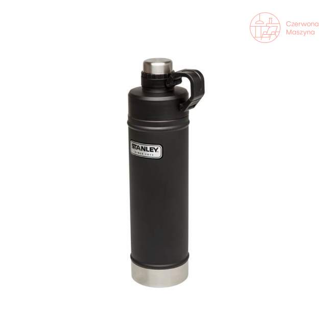 Butelka termiczna na wodę z ustnikiem Stanley Classic 0,75 l, czarny matowy