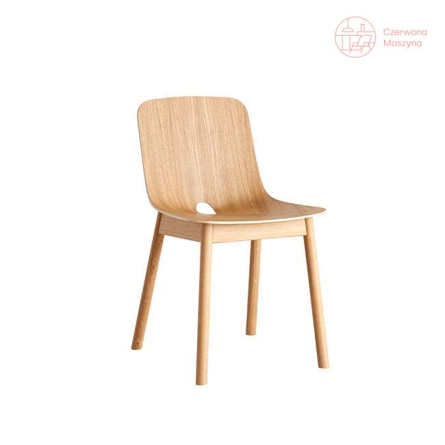 Krzesło Woud Mono, jasne drewno