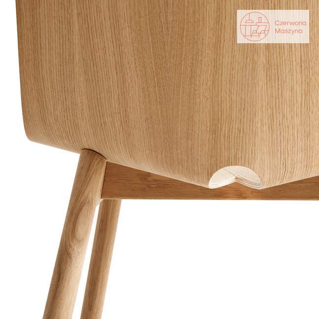 Krzesło Woud Mono, jasne drewno