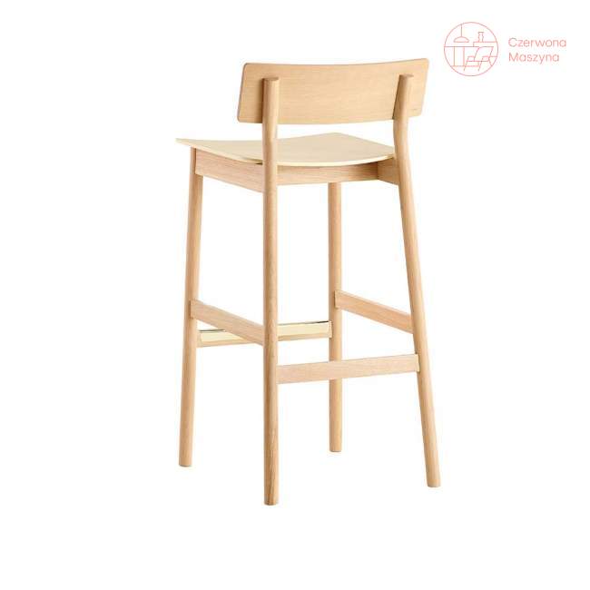 Krzesło barowe Woud Pause 75 cm, jasny dąb