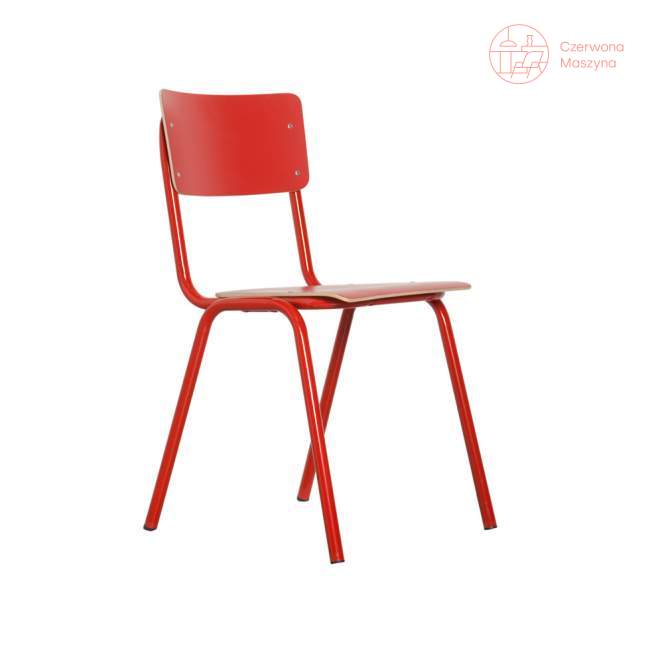 Krzesło Zuiver Back to School czerwone