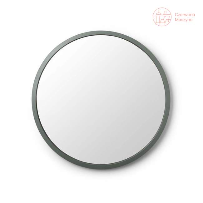 Okrągłe lustro Umbra Hub Mirror 61 cm, szare