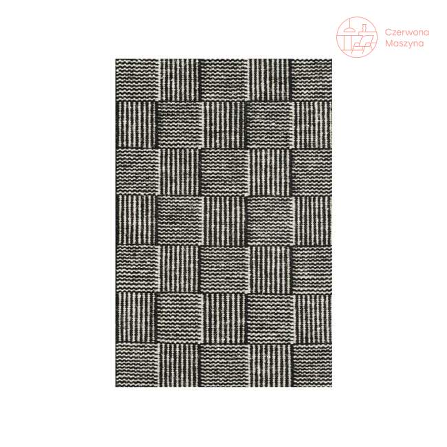 Chodnik Linie Design Chess Black 90 x 160 cm