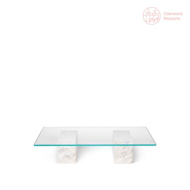 Stolik kawowy ferm LIVING Mineral Coffee Table, Bianco Curia