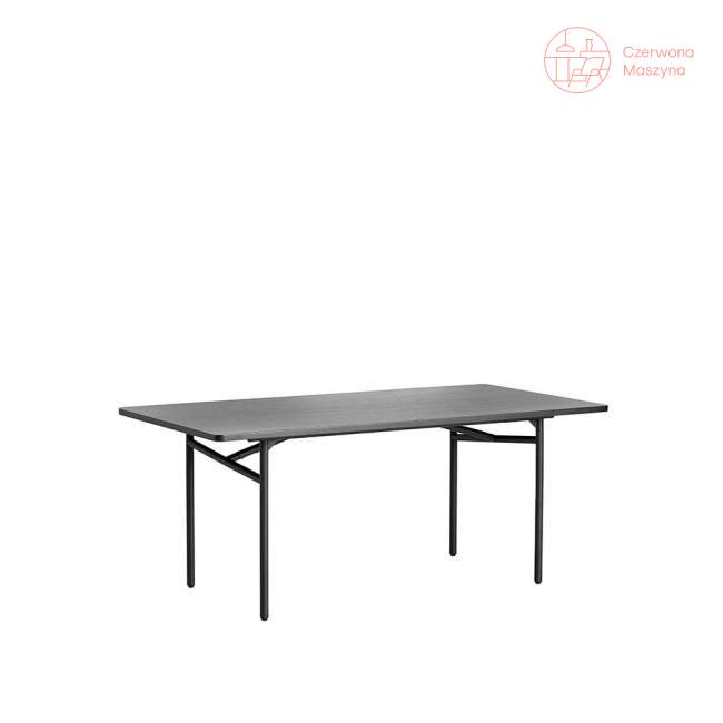 Stół Woud Diagonal 180 cm, czarny