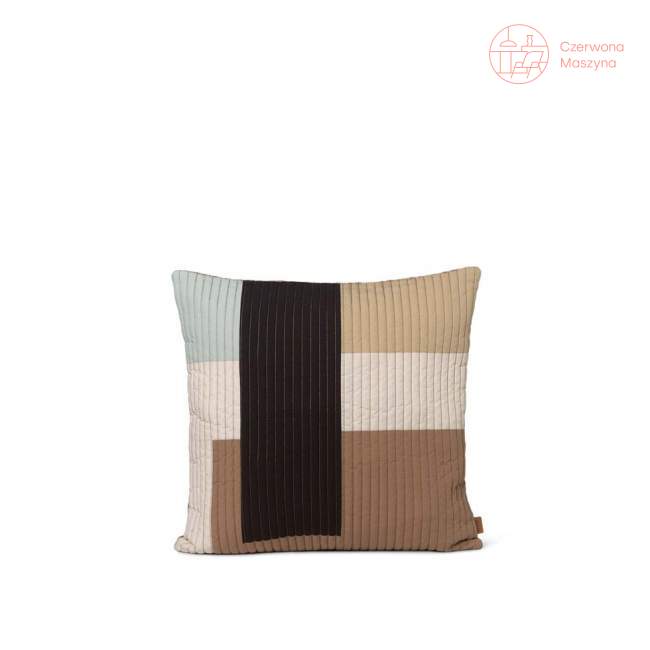 Poduszka ferm LIVING Shay Quilt Cushion 50 x 50 cm, Desert