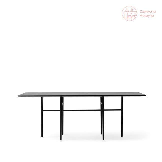 Stół Menu Snaregade 90 x 200 cm, czarny