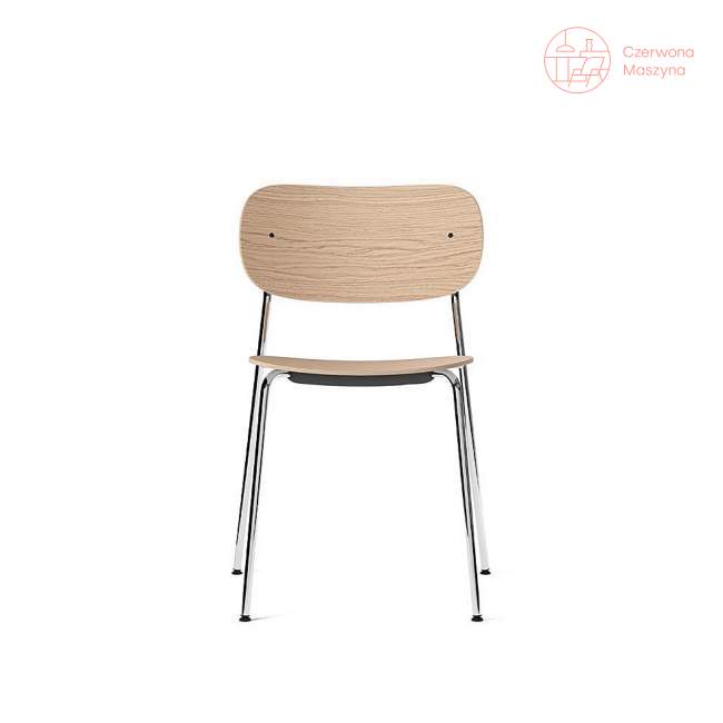 Krzesło Menu Co Chair, Chrome/Natural Oak