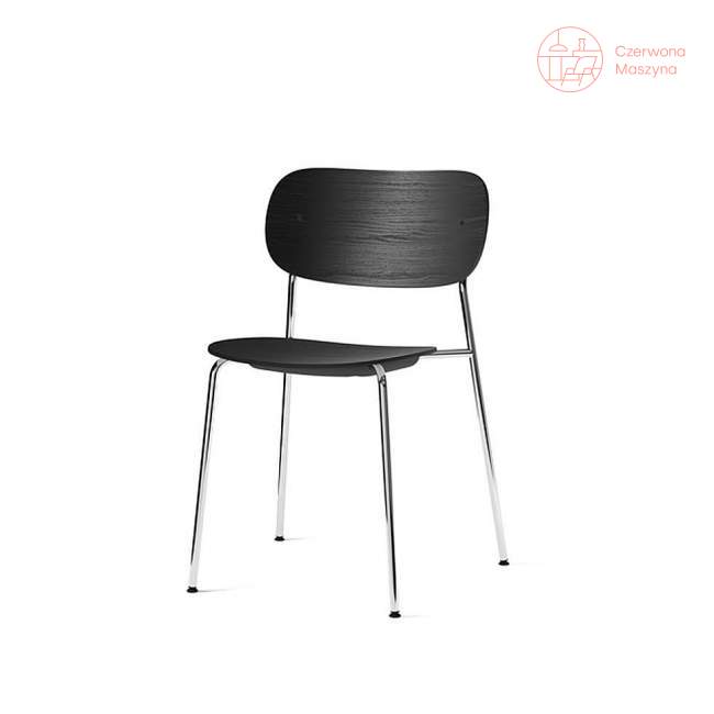 Krzesło Menu Co Chair, Chrome/Black Oak