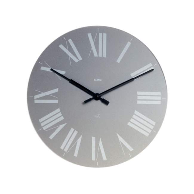 Zegar ścienny Alessi Firenze Ø 36 cm, szary
