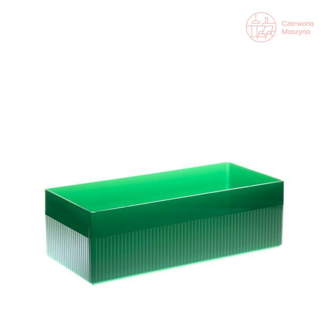 Pojemnik na akcesoria łazienkowe Authentics Kali 9 cm, transparentne zielone