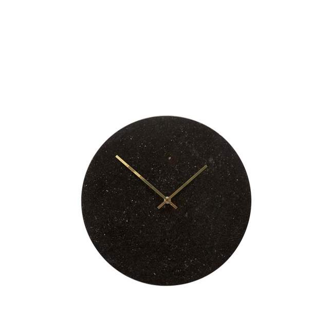 Zegar ścienny Hübsch, czarny, Ø 35 cm