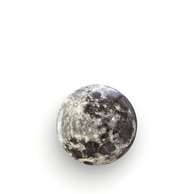 Wieszak ścienny Seletti Cosmic Diner, Ø 17 cm, Moon