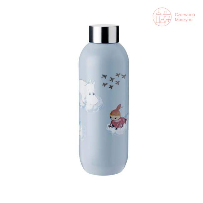 Butelka na wodę Stelton Moomin Keep Cool, 0,75 L, cloud