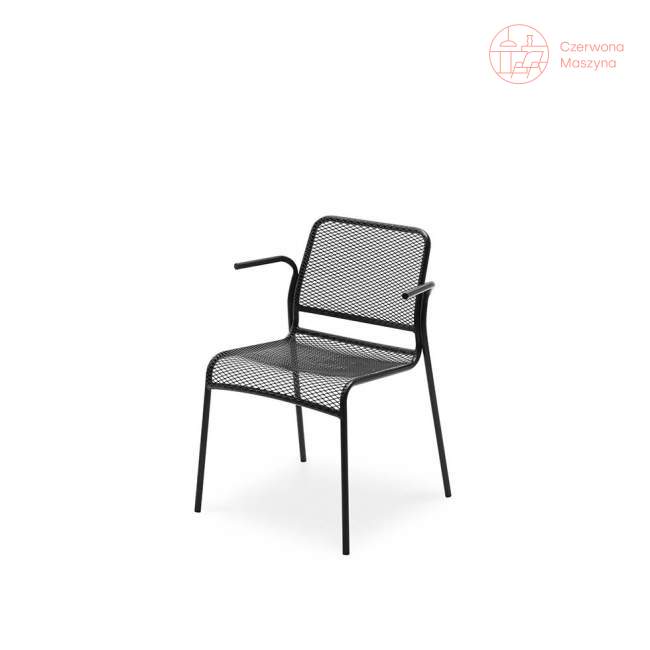 Krzesło z podłokietnikiem Skagerak Mira antracytowe