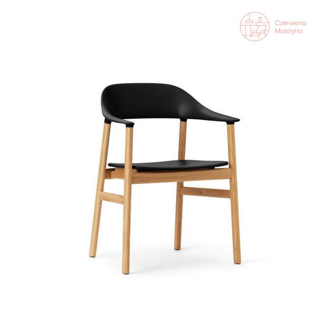 Krzesło z podłokietnikiem Normann Copenhagen Herit oak black