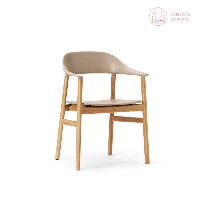 Krzesło z podłokietnikiem Normann Copenhagen Herit oak sand