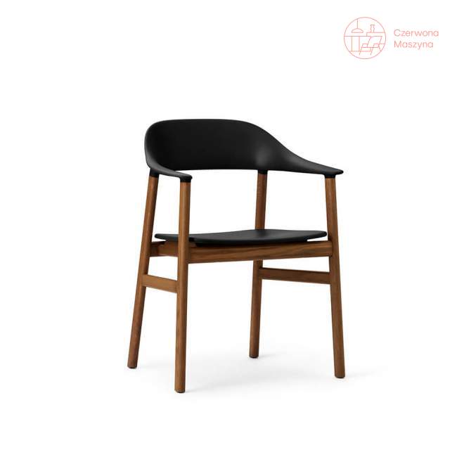Krzesło z podłokietnikiem Normann Copenhagen Herit smoked oak black