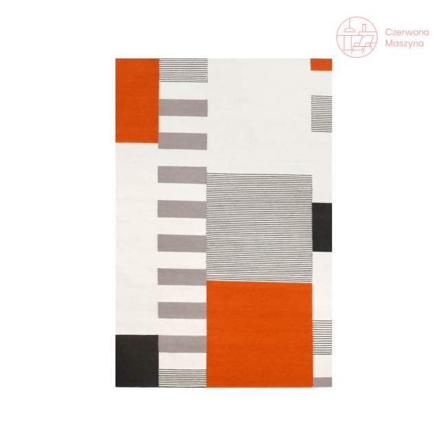 Dywan Linie Design Graphic Orange 140 x 200 cm