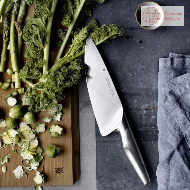 Zestaw noży oraz nożyczki w bloku WMF Chef's Edition