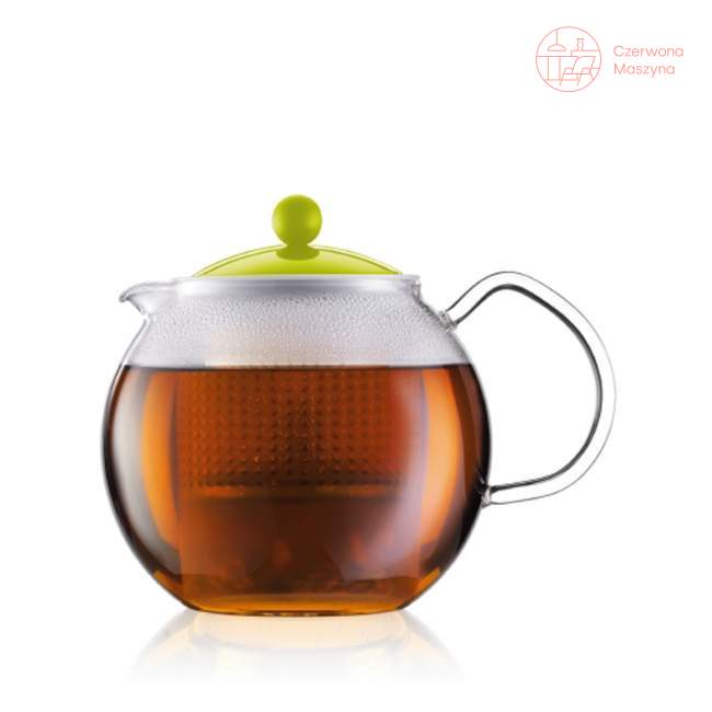 Zaparzacz do herbaty z tłokiem Bodum Assam 1 l, zielony