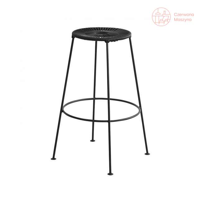 Krzesło barowe OK Design Acapulco 75 cm, czarne