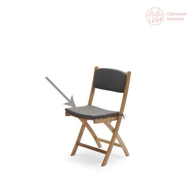 Poduszki do krzesła składanego Skagerak Selandia Charcoal