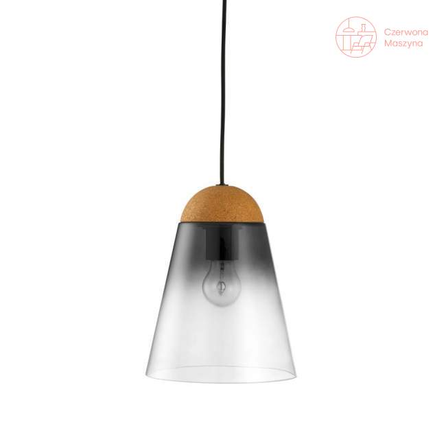 Lampa wisząca Bolia Bell-A cork top/grey shade