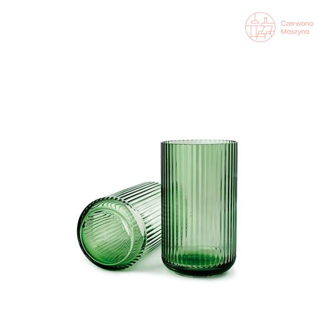 Wazon szklany Lyngby 25 cm, green