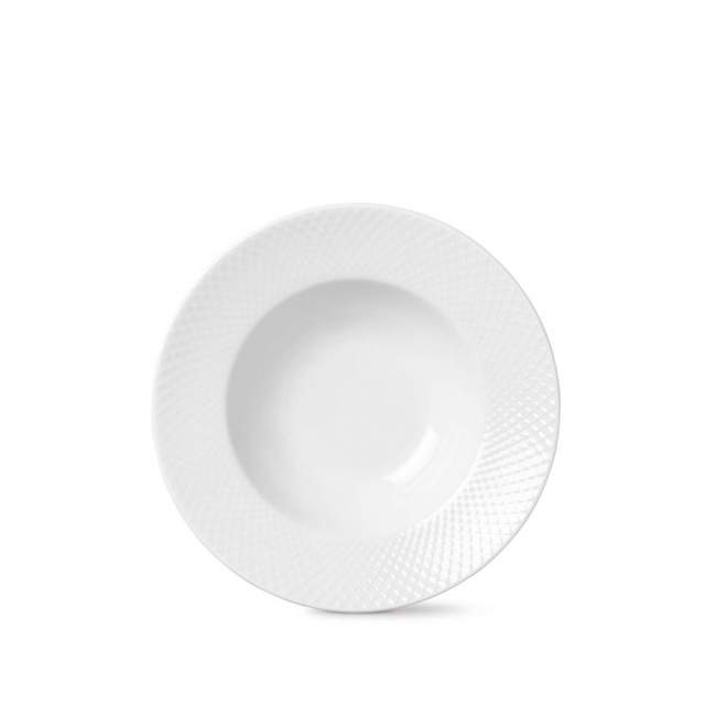 Talerz do zupy/makaronu Lyngby Rhombe Ø 24,5 cm, white