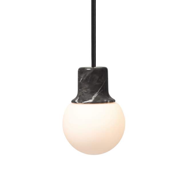 Lampa wisząca &tradition Mass Light NA5 Ø 12,5 cm, marmurowa