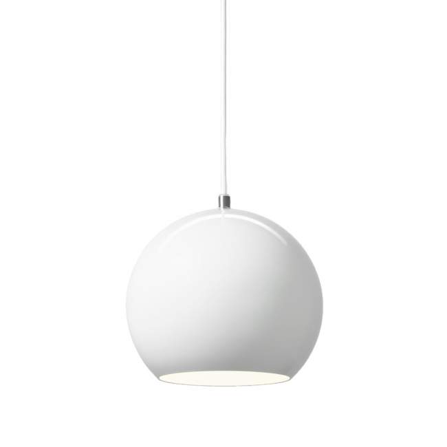 Lampa wisząca &tradition Topan VP6 Ø 21 cm, biała
