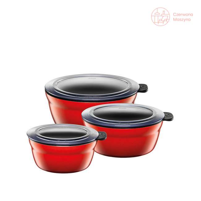3 Misy kuchenne Silit Fresh Bowls Energy Red