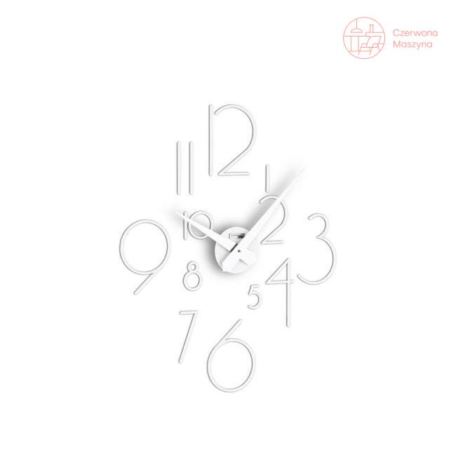 Zegar ścienny Incantesimo Design Liberum 59 x 50 cm, white