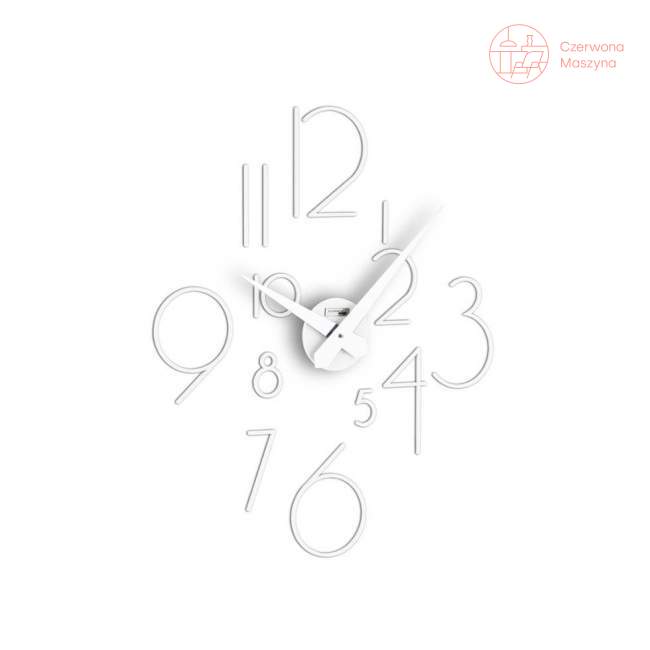 Zegar ścienny Incantesimo Design Liberum 85 x 72 cm, white