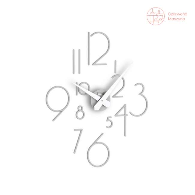 Zegar ścienny Incantesimo Design Liberum 85 x 72 cm, grey