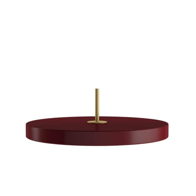 Lampa wisząca Umage Asteria, Ø 43 cm, ruby red