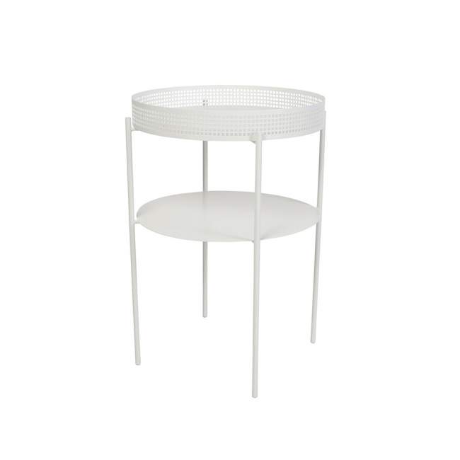 Stolik pomocniczy OK Design Ami Ø 40 cm, biały