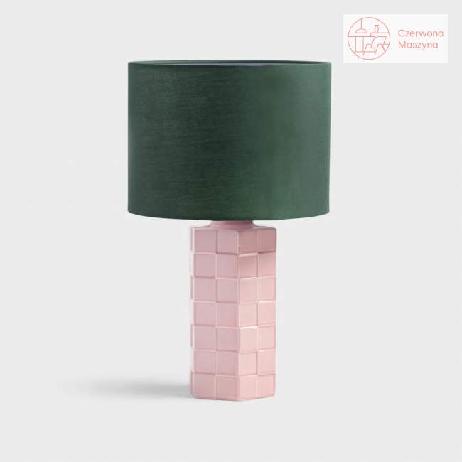Lampa stołowa &k amsterdam Check, różowa