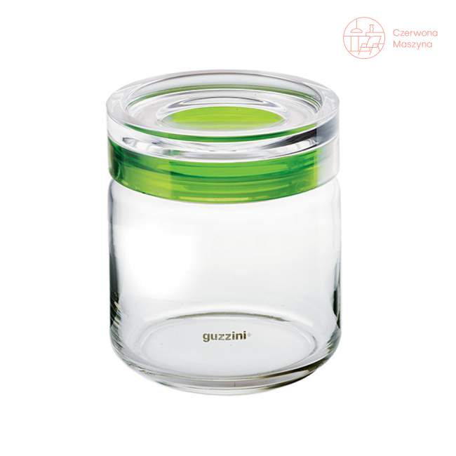 Słoik szklany Guzzini Latina 0,75 l, zielony