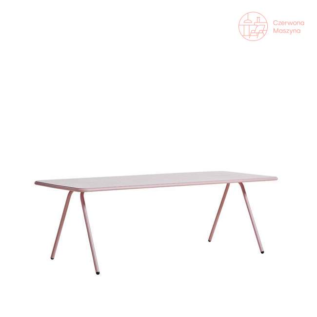 Stół Woud Ray 220 cm, różowy
