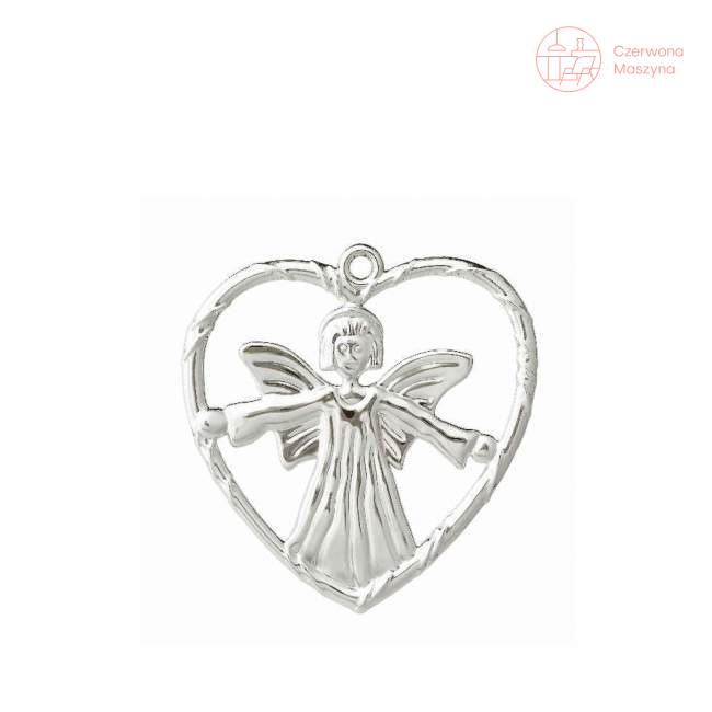 Dekoracja Rosendahl Karen Blixen Angel in heart, srebrna