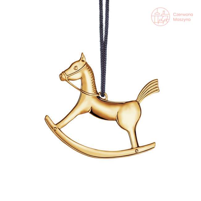 Dekoracja wisząca Rosendahl Karen Blixen Koń na biegunach, złota