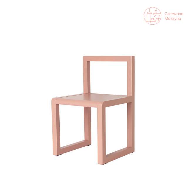 Krzesło ferm LIVING Little Architect, różowe