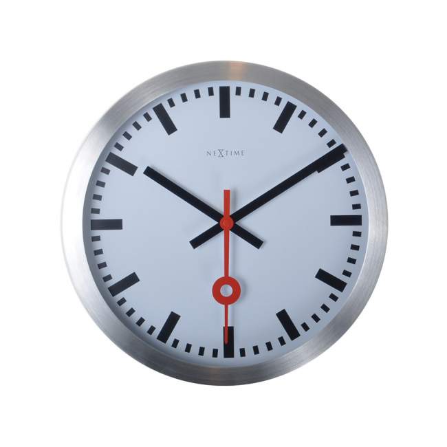 Zegar ścienny NeXtime Station Ø 19 cm