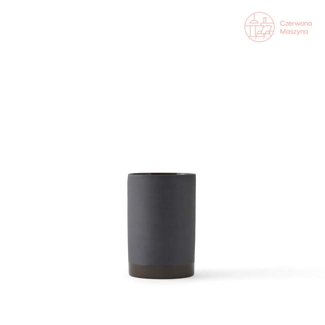 Wazon Menu Cylindrical 15 cm, czarny