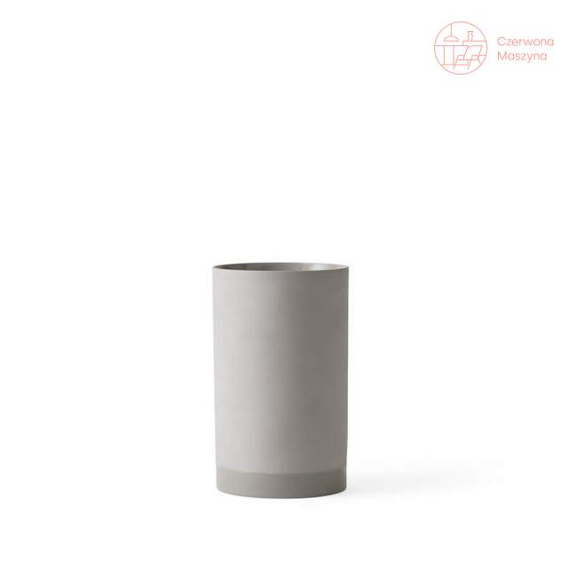 Wazon Menu Cylindrical 20 cm, szary