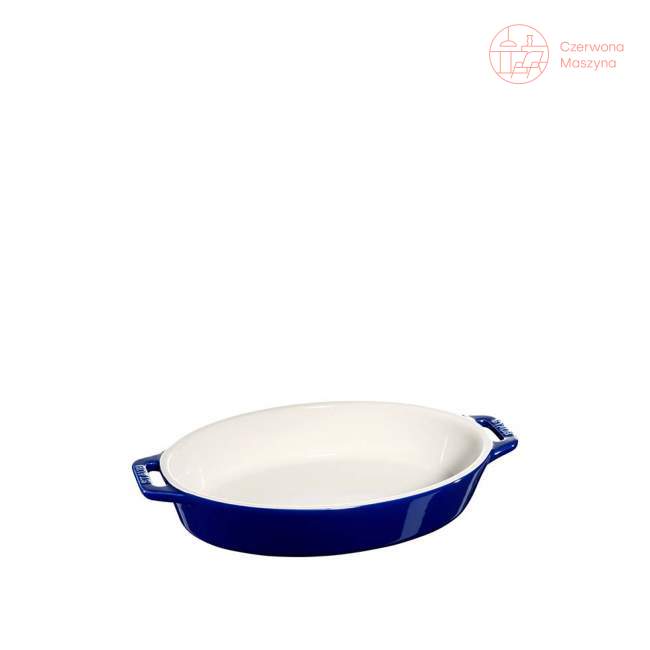Owalny półmisek ceramiczny Staub 1.1 L, Niebieski